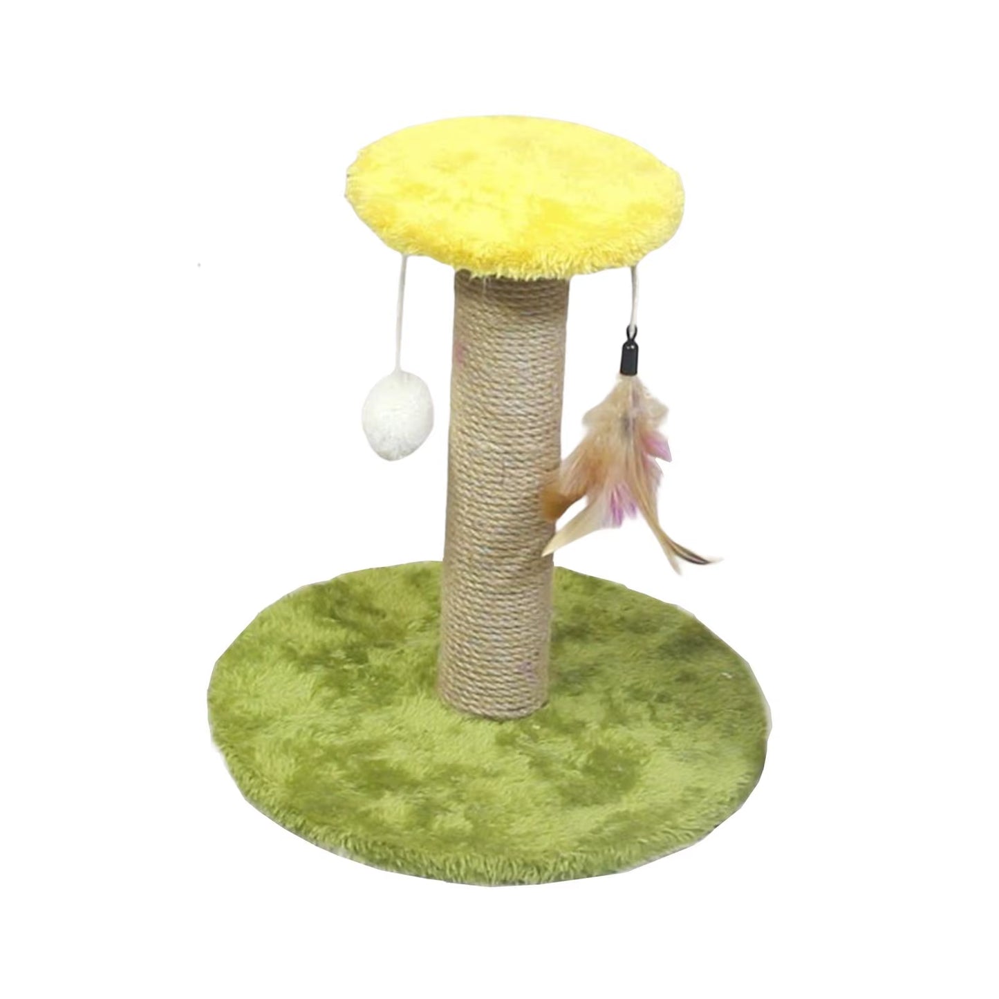Cat Scratching Post Premium Sisal Rope Scratcher Scratch Post Protecting Your Furniture Durable Climbing for Small Cats Kittens