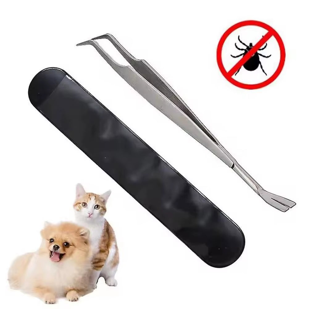 1Pcs Tick Remover Tool Professional Tick Removal Tweezers for Humans & Pets Pets Flea and Tick Removal Tick Remover Tools
