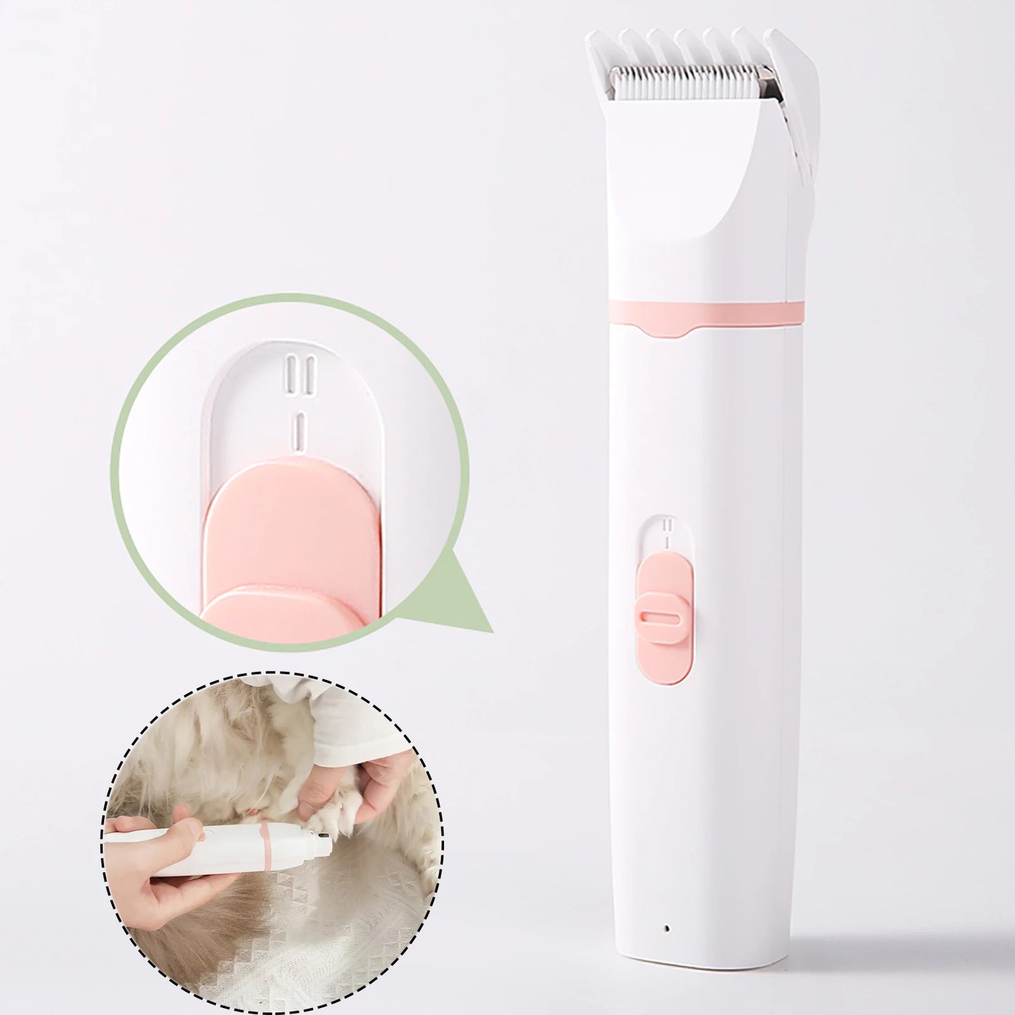 4-In-1 Electric Pet Grooming Tool Set Dog Hair Clippers USB Rechargeable Pets Haircut Trimmer Shaver Cats Dogs Supp Professional