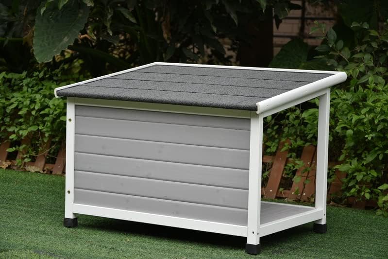 Pawhub Wooden Pet Dog Kennel Timber House Cabin Wood Log Box Home 84Wx58Hx63D Cm