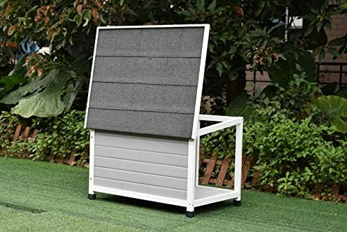 Pawhub Wooden Pet Dog Kennel Timber House Cabin Wood Log Box Home 84Wx58Hx63D Cm