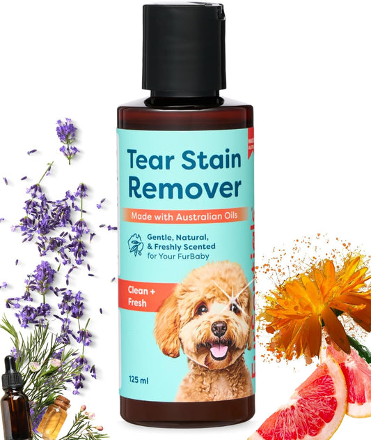 Tear Stain Remover for Dogs |  125 Ml of Gentle, Freshly Scented All Natural Cleaner