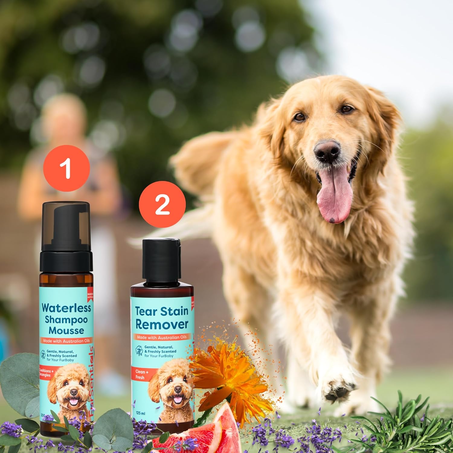 Tear Stain Remover for Dogs |  125 Ml of Gentle, Freshly Scented All Natural Cleaner
