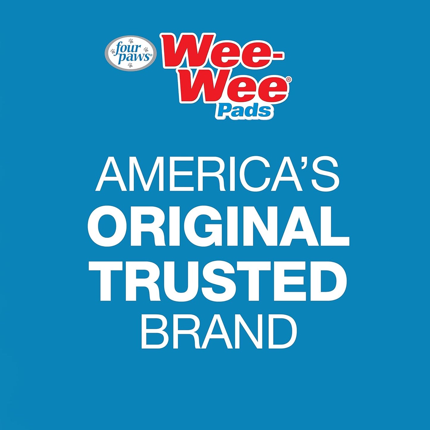 Wee-Wee Odor Control Advanced Formula Unscented Pee Pads for Dogs & Puppies, Leak-Proof Housebreaking Potty Training Floor Protection, 22" X 23", 100 Count