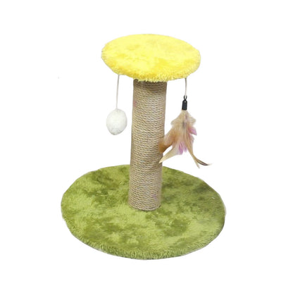 Cat Scratching Post Premium Sisal Rope Scratcher Scratch Post Protecting Your Furniture Durable Climbing for Small Cats Kittens