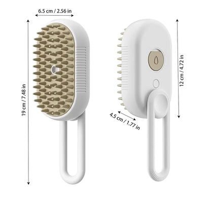 Steam Brush Scratcher for Cats Steam 3 in 1 Pet Brush Cat Steam Brush Comb Dog Brushes Electric Spray Cat Brushes Massage Comb