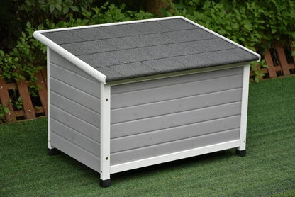 Pawhub Wooden Pet Dog Kennel Timber House Cabin Wood Log Box Home 84Wx58Hx63D Cm