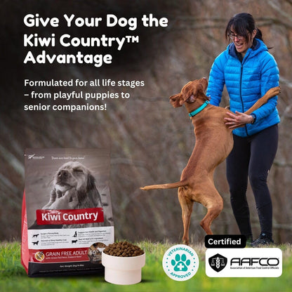 Grain-Free Beef Dry Dog Food, 2Kg, Grass-Fed Beef, Nutrient-Dense Formula, High-Protein, Natural Dog Food Made in New Zealand – for All Breeds & Sensitive Stomachs - 2Kg