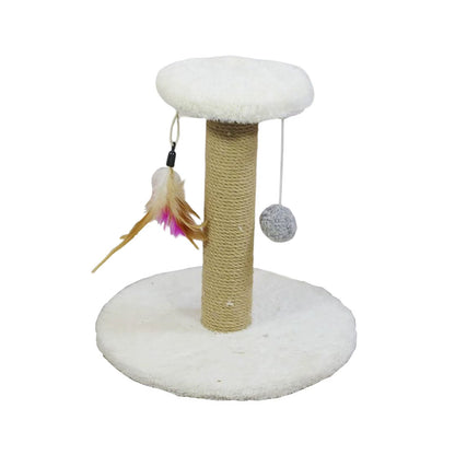 Cat Scratching Post Premium Sisal Rope Scratcher Scratch Post Protecting Your Furniture Durable Climbing for Small Cats Kittens