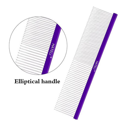 16/19/22Cm Puppy Grooming Comb Groomer for Dog Aluminum Groomer Pets Combs Hairbrush Cat Dog Grooming Combs Dog Hair Care Comb
