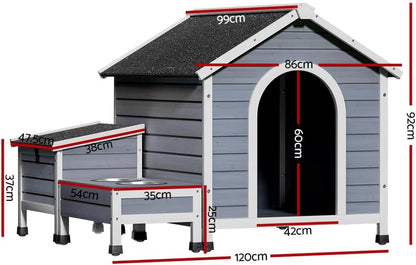 Dog Kennel House Large Wooden Outdoor Pet Kennels Indoor Puppy Cabin